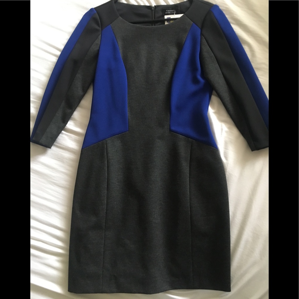 Tahari quarter-sleeve dress